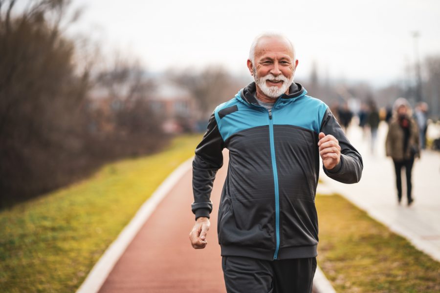 Active,Senior,Man,Is,Jogging.,Healthy,Retirement,Lifestyle.